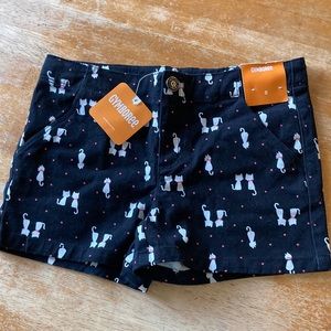 Super cute Gymboree girls kitty cat shorts! Brand new with tags! Size 8.